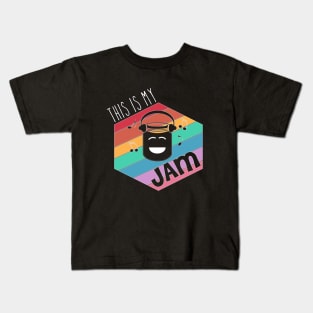 This is my Jam funny music food pun jam rainbow Kids T-Shirt